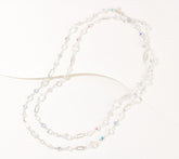 Kirks Folly Silvertone Essentials Crystal Queen Necklace